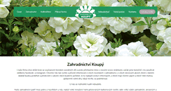 Desktop Screenshot of koupy.cz