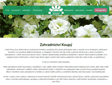 Tablet Screenshot of koupy.cz